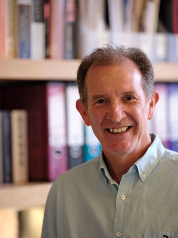 Stuart Rock in garden