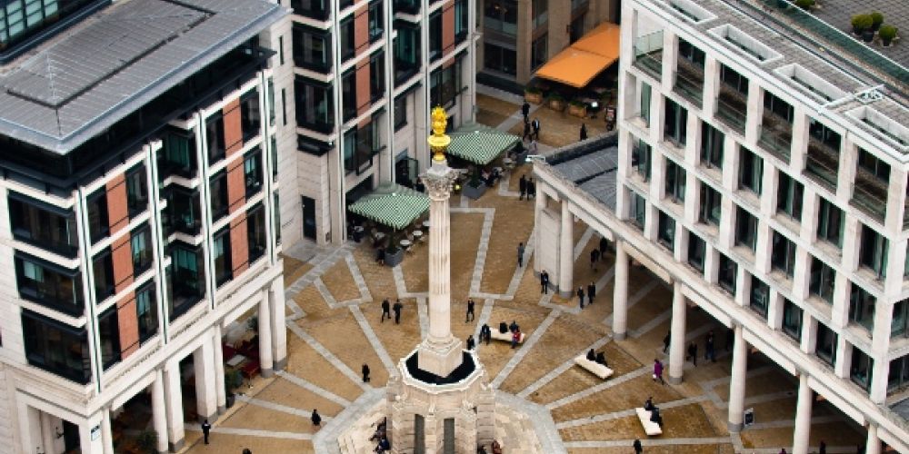 Paternoster Square, home of London Stock Exchange