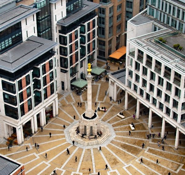 Paternoster Square, home of London Stock Exchange